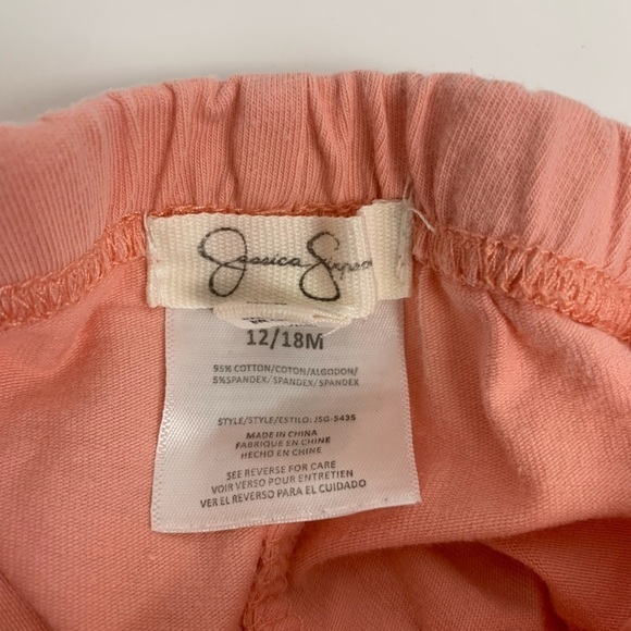 Jessica Simpson girl’s striped Pineapple floral embroidery 2 piece Outfit set - Picture 9 of 12